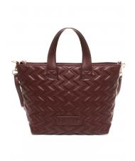 LA MARTINA ANGELINA Shopper &agrave; main, avec bandouli&egrave;re Bourgogne - Sacs pour Femme - 4
