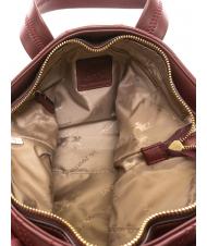LA MARTINA ANGELINA Shopper &agrave; main, avec bandouli&egrave;re Bourgogne - Sacs pour Femme - 5