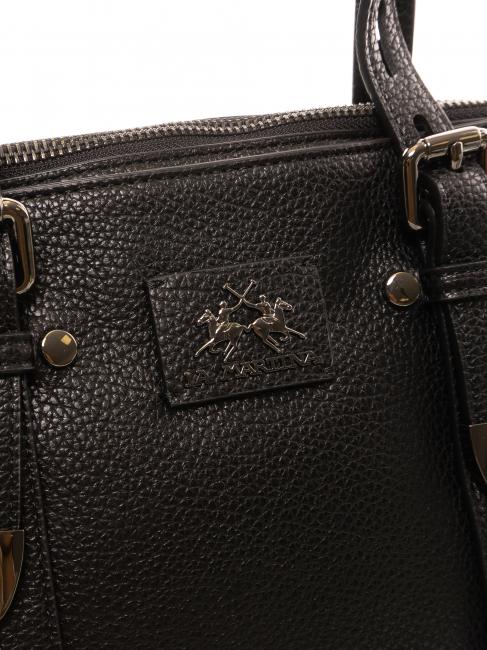 ALE Sac &agrave; main, avec bandouli&egrave;re noir - Sacs pour Femme