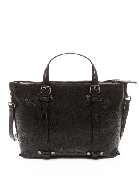 ALE Sac &agrave; main, avec bandouli&egrave;re noir - Sacs pour Femme