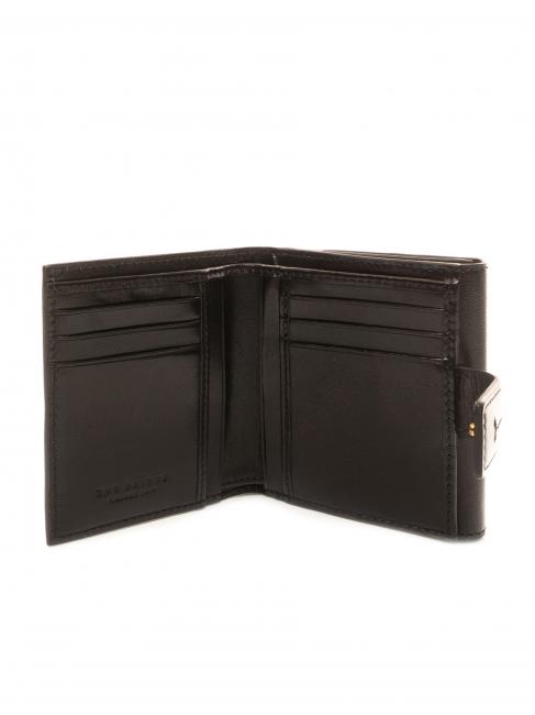 LEDA Porte-feuille en cuire black Gold - Portefeuilles Femme