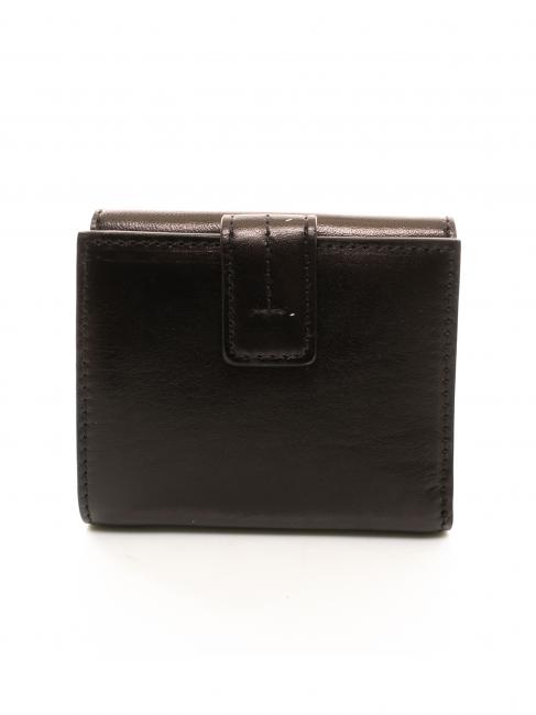 LEDA Porte-feuille en cuire black Gold - Portefeuilles Femme