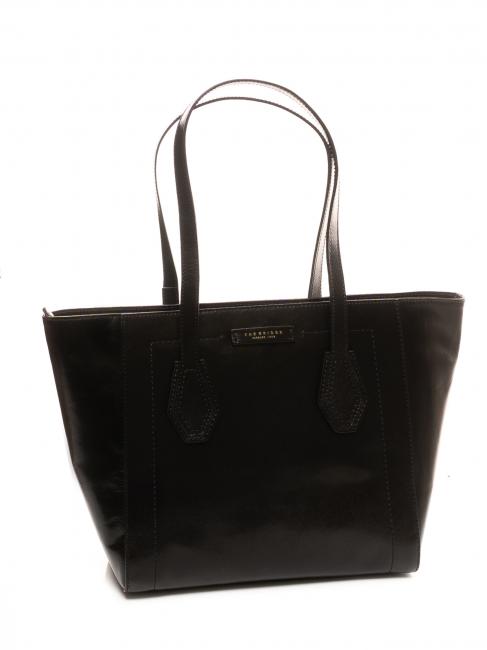 GIOVANNA Sac shopping moyen en cuir black Gold - Sacs pour Femme