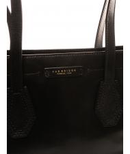 THE BRIDGE GIOVANNA Sac shopping moyen en cuir black Gold - Sacs pour Femme - 3