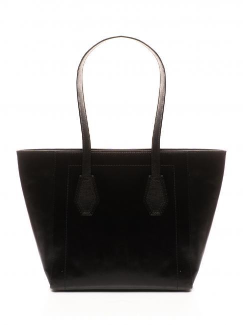 GIOVANNA Sac shopping moyen en cuir black Gold - Sacs pour Femme