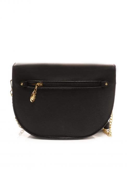 ANGELINA Sac &agrave; bandouli&egrave;re avec rabat Noir - Sacs pour Femme