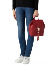 TRUSSARDI ELLIE  Sac &agrave; dos amarante - Sacs pour Femme - 4