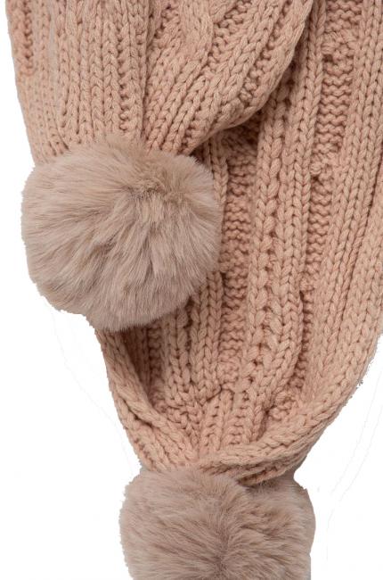 Sciarpa con Pompon  rose parisienne - &Eacute;charpes