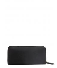 TWINSET Portafoglio Zip Around Logo fleuri fleur t noire / ovale - Portefeuilles Femme - 3