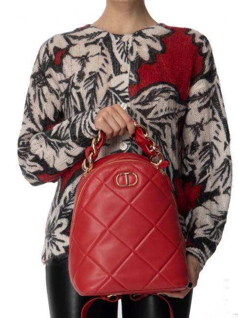CHERIE Avec poign&eacute;e en cha&icirc;ne coquelicot - Sacs pour Femme