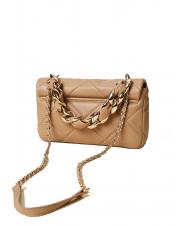 TWINSET CHERIE Sac &agrave; main, avec bandouli&egrave;re bois clair - Sacs pour Femme - 2
