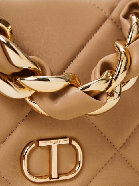 CHERIE Sac &agrave; main, avec bandouli&egrave;re bois clair - Sacs pour Femme