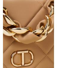 TWINSET CHERIE Sac &agrave; main, avec bandouli&egrave;re bois clair - Sacs pour Femme - 3