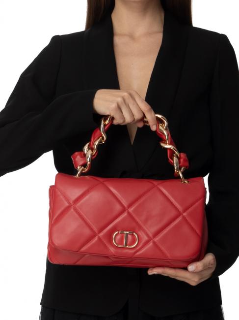 CHERIE Sac &agrave; main, avec bandouli&egrave;re coquelicot - Sacs pour Femme