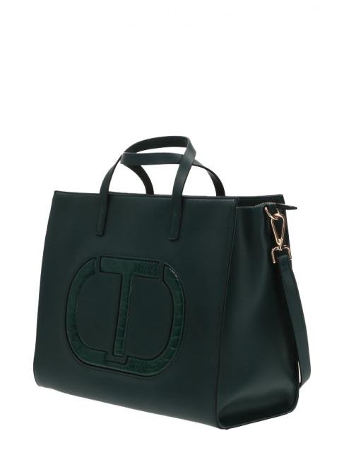 Borsa a mano Avec bandouli&egrave;re amovible vert fonc&eacute; - Sacs pour Femme