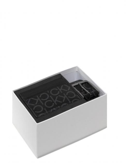 KIT Regalo Porte-cartes + Ceinture toile monogramme - Ceintures