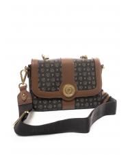 POLLINI HERITAGE sac d'épaule brun noir - Sacs pour Femme - 2