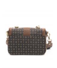 POLLINI HERITAGE sac d'épaule brun noir - Sacs pour Femme - 4
