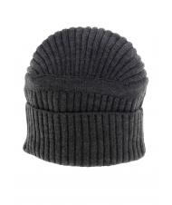 TIMBERLAND RIBBED Chapeau avec revers bruyère anthracite - Bonnets - 2