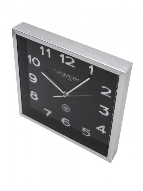 SQUARE horloge murale noir - Horloges et R&eacute;veils