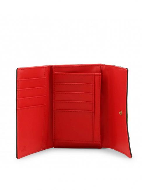 Portafoglio medio logo  rouge - Portefeuilles Femme