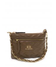LA MARTINA ANGELINA Bandouli&egrave;re plate taupe - Sacs pour Femme - 2