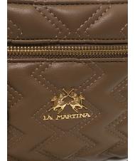LA MARTINA ANGELINA Bandouli&egrave;re plate taupe - Sacs pour Femme - 3