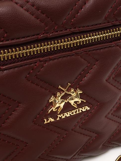 ANGELINA Bandouli&egrave;re plate Bourgogne - Sacs pour Femme