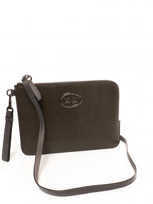 HERITAGE Pochette &agrave; bandouli&egrave;re GRIS - Sacs pour Femme