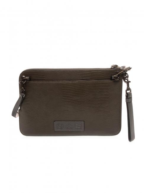 HERITAGE Pochette &agrave; bandouli&egrave;re GRIS - Sacs pour Femme
