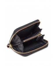 RALPH LAUREN RL LOGO Petit portefeuille zippé en cuir - Portefeuilles Femme