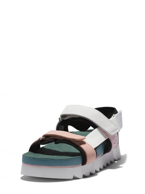 SANTA MONICA SUNRISE Sporty Sandales &agrave; plateforme rose cam&eacute;e - Chaussures Femme
