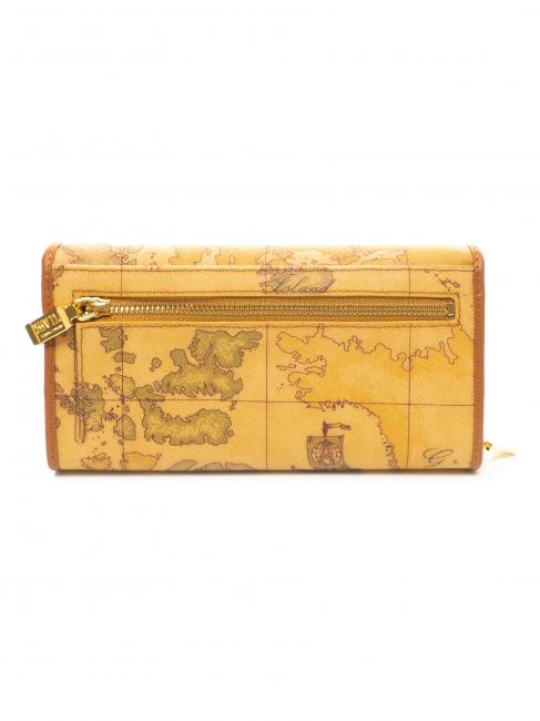 GEO CLASSIC Grand portefeuille à rabat NATUREL - Portefeuilles Femme