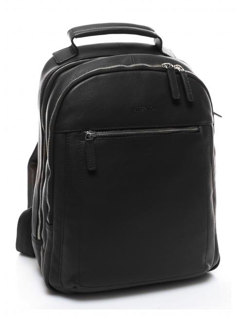 TECH Sac &agrave; dos en cuir pour ordinateur portable 13" noir - Sacs &agrave; dos pour ordinateur portable