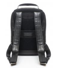 UNGARO TECH Sac &agrave; dos en cuir pour ordinateur portable 13" noir - Sacs &agrave; dos pour ordinateur portable - 3
