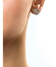 GUESS PAVE 4G LOGO STUDS Des boucles d'oreilles ARGENT - Boucles d'oreilles - 2