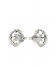 GUESS PAVE 4G LOGO STUDS Des boucles d'oreilles ARGENT - Boucles d'oreilles - 3