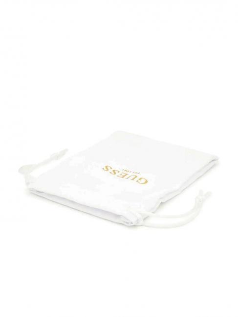 PAVE 4G LOGO STUDS Des boucles d'oreilles ARGENT - Boucles d'oreilles