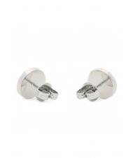 GUESS BUTTON LOGO AND CRYSTAL STUDS Des boucles d'oreilles ARGENT - Boucles d'oreilles - 3