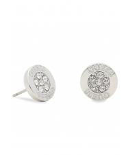 GUESS BUTTON LOGO AND CRYSTAL STUDS Des boucles d'oreilles ARGENT - Boucles d'oreilles - 4