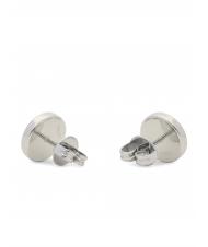 GUESS CLEAR CRYSTAL AND LOGO STUDS Des boucles d'oreilles ARGENT - Boucles d'oreilles - 3
