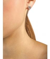 GUESS 4G LOGO CRYSTAL STUD Des boucles d'oreilles ARGENT - Boucles d'oreilles - 2