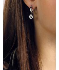 GUESS 4G CHARM AND CRYSTALS HUGGIES Des boucles d'oreilles ARGENT - Boucles d'oreilles - 2