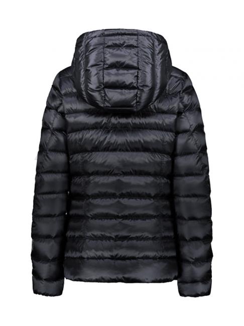 KRIZIA Doudoune avec capuche et fourrure asphalte - Doudounes femme