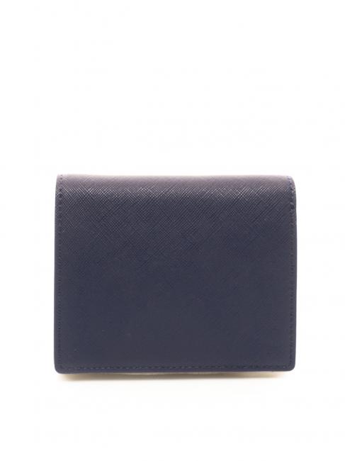 Portafoglio saffiano piccolo  marine - Portefeuilles Femme