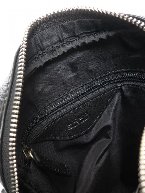 TECH Sac en cuir noir - Sacs en Bandouli&egrave;res pour Homme