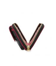 POLLINI HERITAGE  Grand portefeuille avec poche laque noire - Portefeuilles Femme - 3