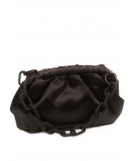 TRUSSARDI THALIA FRAME Petite pochette en satin NOIR - Sacs pour Femme - 2