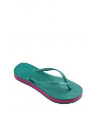 HAVAIANAS SLIM FLATFORM Tongs SLIM FLATFORM pour femmes fra&icirc;cheur verte - Chaussures Femme - 2
