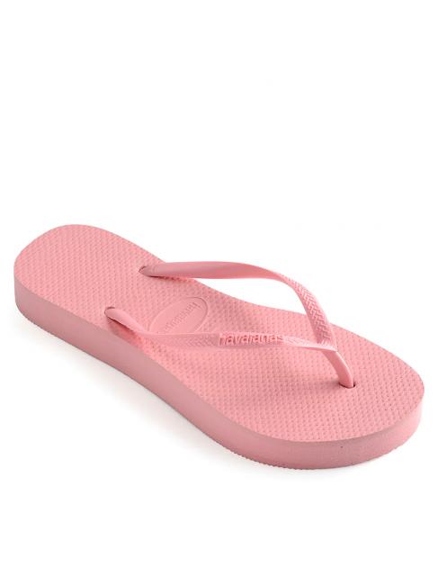 SLIM FLATFORM Tongs SLIM FLATFORM pour femmes macaron rose - Chaussures Femme